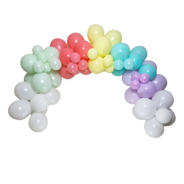 Pastel Rainbow Balloon Arch Kit
