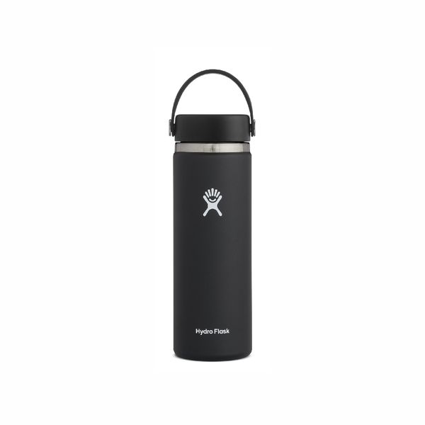 Hydro Flask Wide Mouth wFlexCap 20oz/591ml - Black