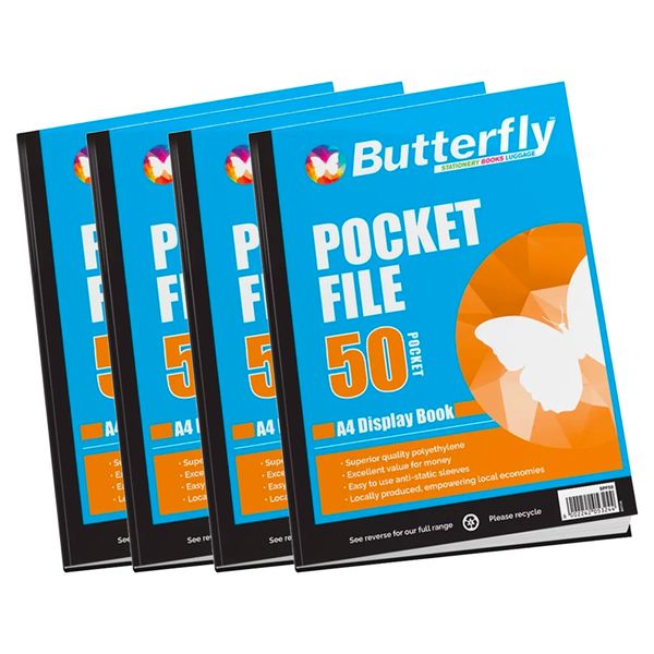 A4 50 M 50 Pocket Display Book X 4 image