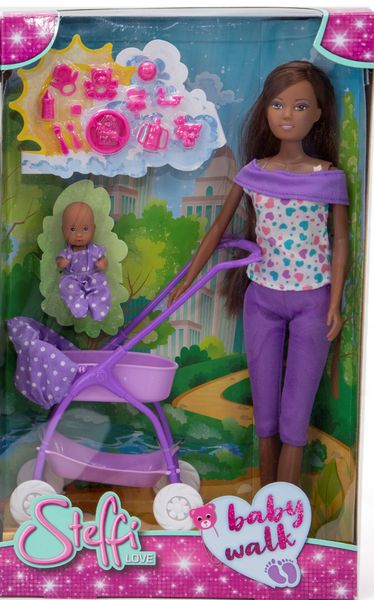 Steffi Love Baby Walk Brown Hair 4 Assorted Blind Pack