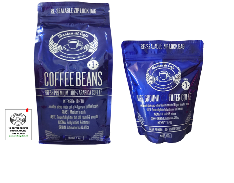 Forza No3 Combo - 1kg Beans &amp; 500g Ground Coffee