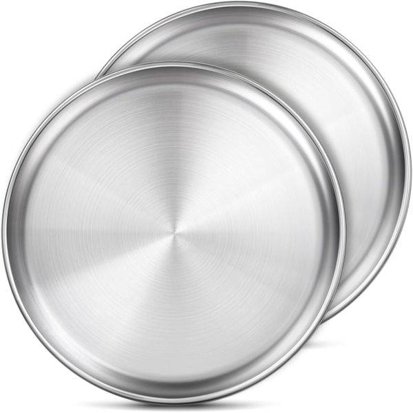 Stainless Steel Pizza Pan: 13 Inch, Dishwasher Safe