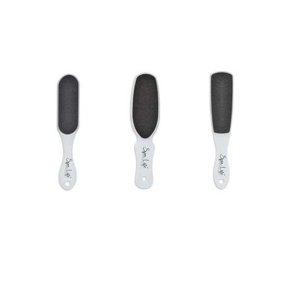Spa Life Foot Files-1xCurved1xOval1xPadel (quality,effective exfoliation)