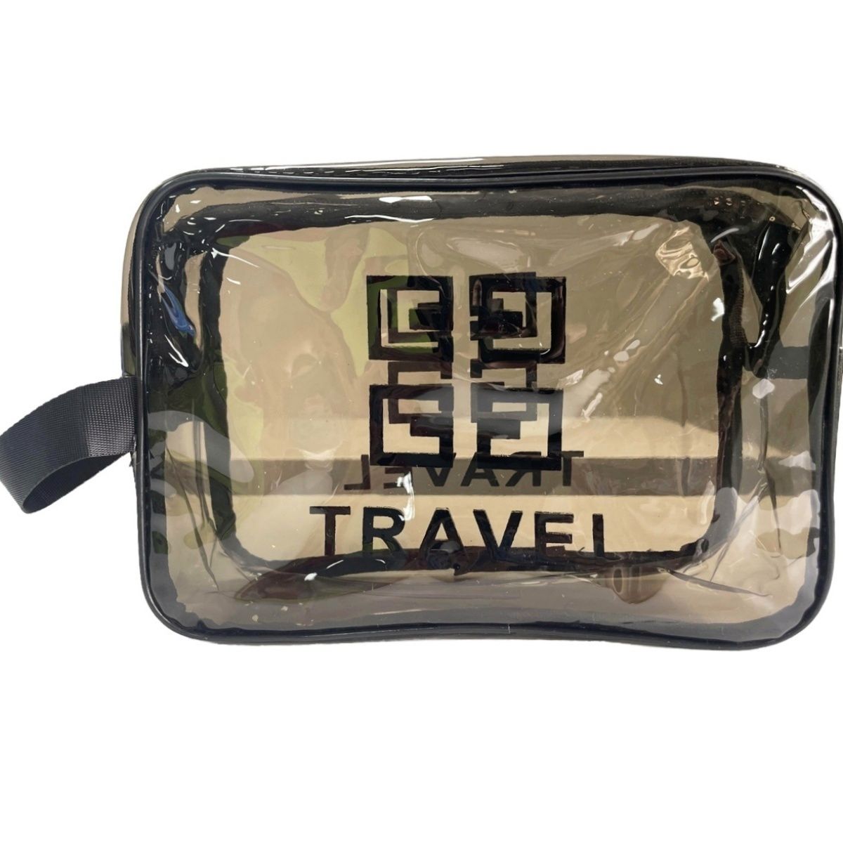 Clear Makeup Bag,PVC Toiletry Bag,Travel Makeup Bag With Handle