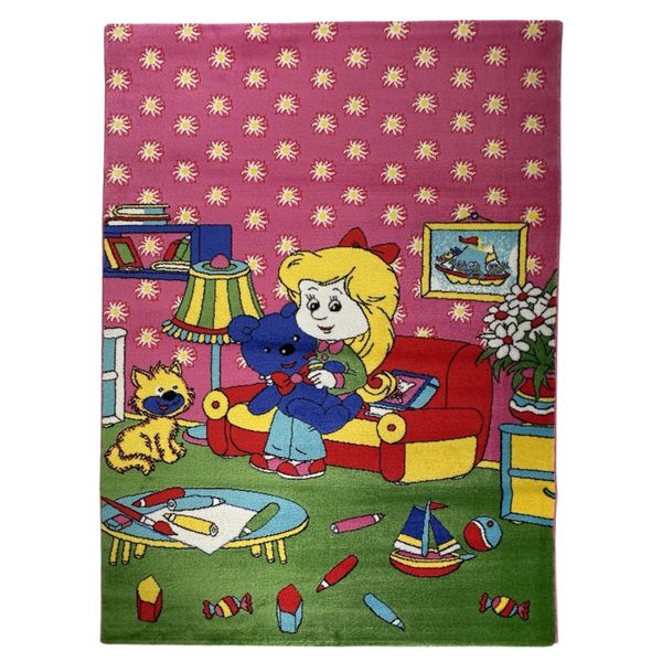 Interactive Kids Play Area Rug 180 x 133 cm