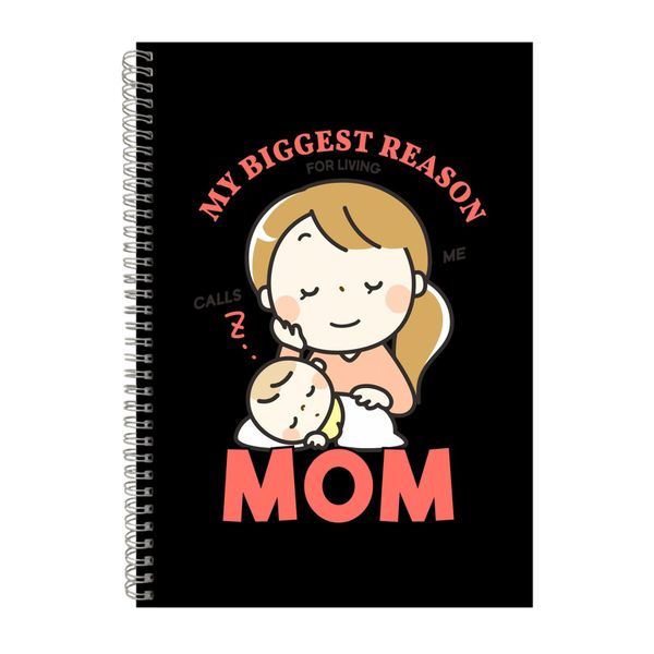 My Biggest Resaon Mom Notebook Mother's Day Gift Idea A4 Notepad 130