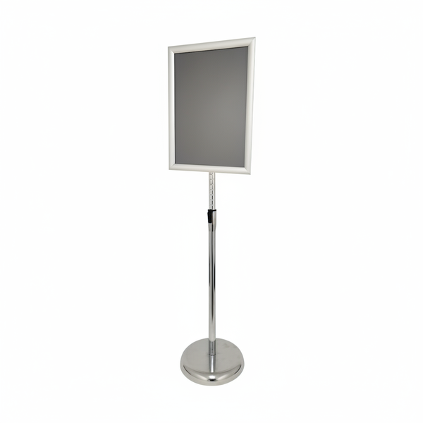 Aluminium A4 Poster Frame Stand with Adjustable Height &amp; Swivel Head