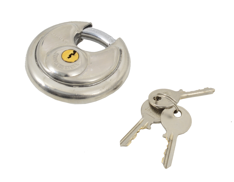 Sanlic Jaguar 70mm Chrome Discus Padlock