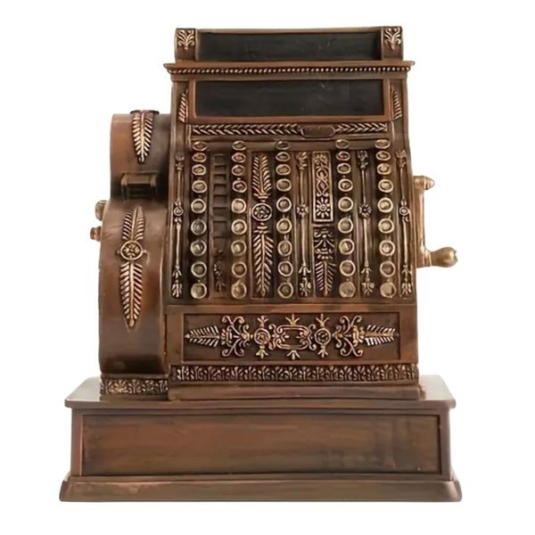 Decor Desktop Sculpture Vintage Retro Typewriter Ornamanet -12cm