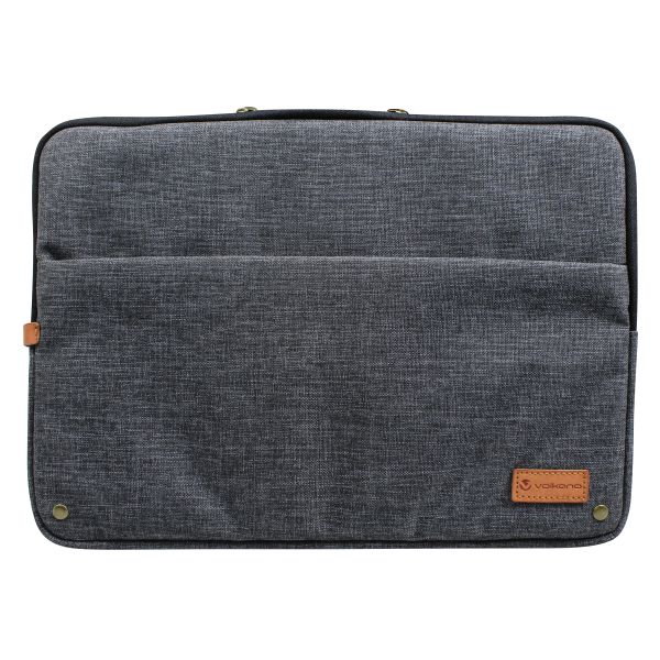 Volkano Premier Series 15.6" Laptop Sleeve - Sleek Protection, Dark Grey