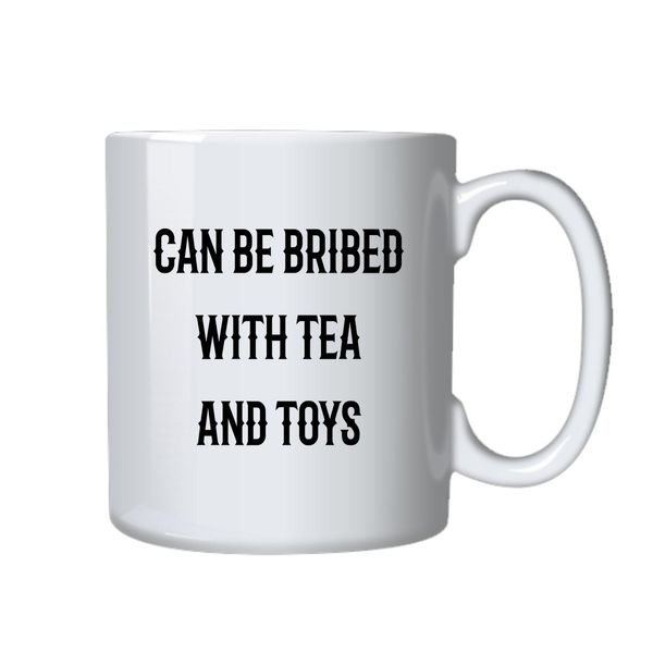 Tea and Toys Mug - Best Funny Novelty Cup Gift Idea for