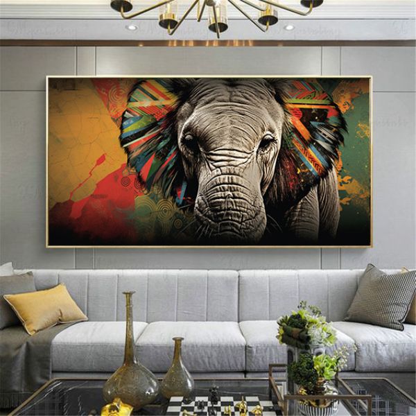 Canvas Wall Decor - Iconic Elelphant - 0044