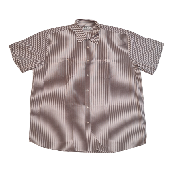 Sterling Stripe Shirt Brown/White image