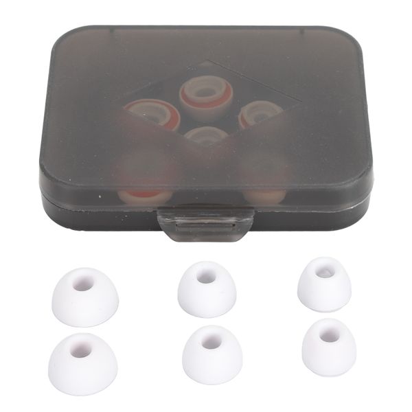 Soft silicone earbud tips with case for AirPods Pro