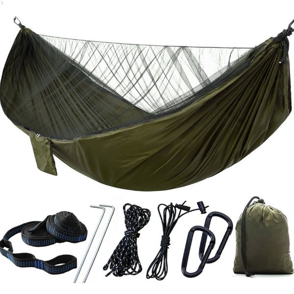 Olive Tree - Portable Camping Hammock With Storable Mosquito Net