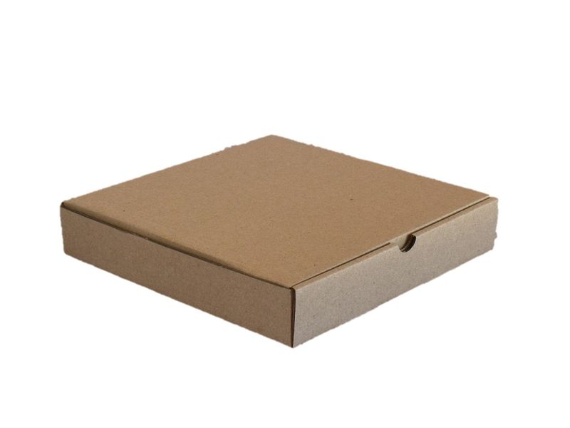 Box Mania: 10 x 10 x 1.5" Corrugated Pizza Box Medium - Brown - 50 Units