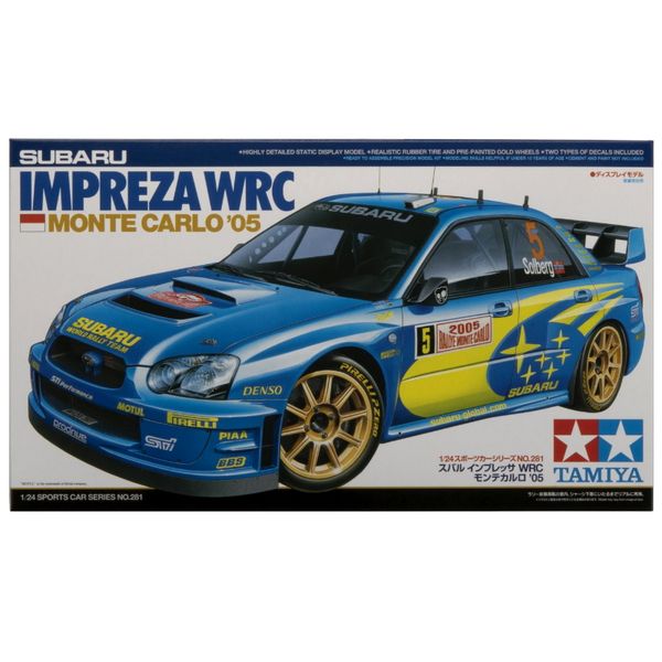 Tamiya 1/24 Subaru Impreza WRC MC '05 Car Plastic Model Kit