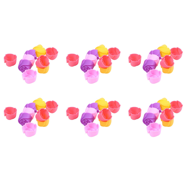 10X Silicone Rose Cake Baking Mold Chocolate Jelly Maker Mould