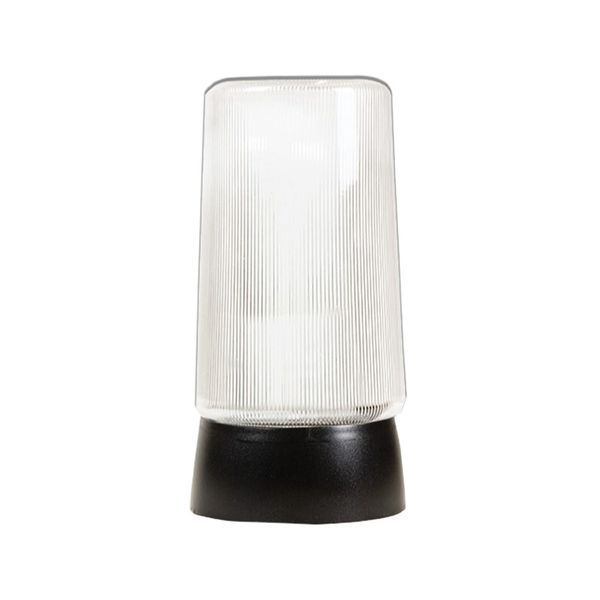 ACDC - PMMA Jam Jar Clear Lamp with Black E27 Base Ø140 × 270H