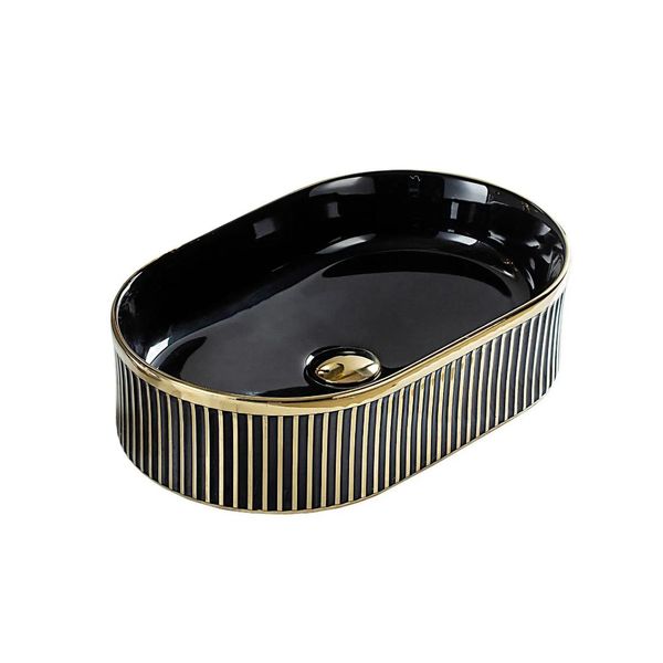 Stunning Gold and Black basin for bathroom