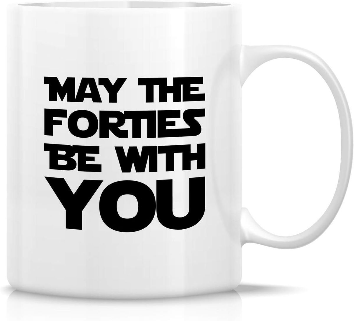 40th Birthday Star Wars May The Forties Be With You Birthday Gift Mug ...