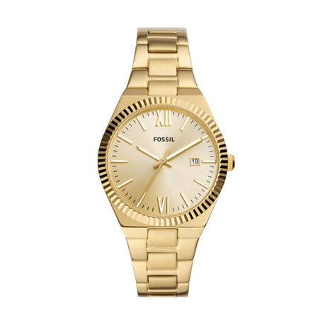 Fossil Women s Scarlette Gold Tone Stainless Steel Watch ES5299