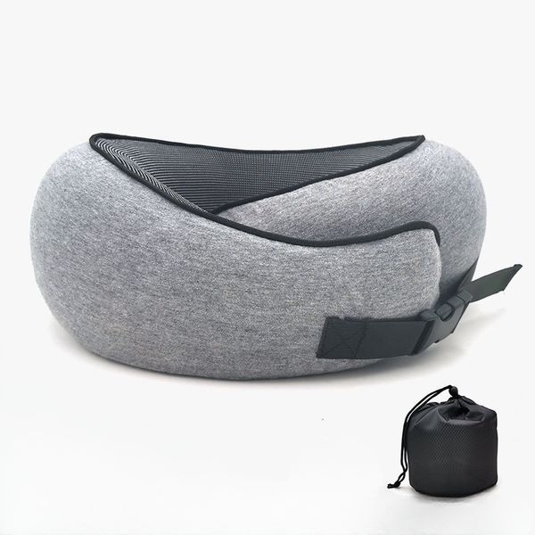 Memory Foam Storable U-shaped Pillow Airplane Travel Pillow Neck Pillow