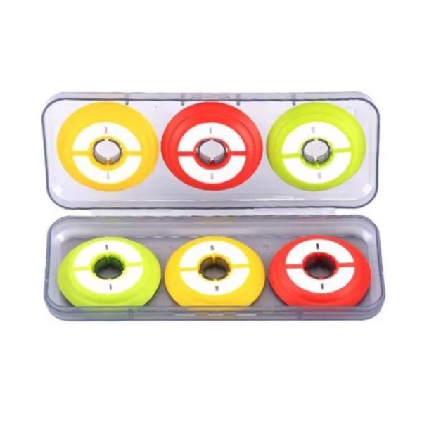 Camping Fishing Silicone Spindle Main Spool with Box 6 Pieces