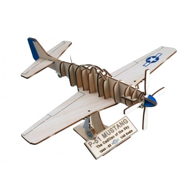Artesania Latina 1/48 Mustang P-51 Plane Wooden Model Kit