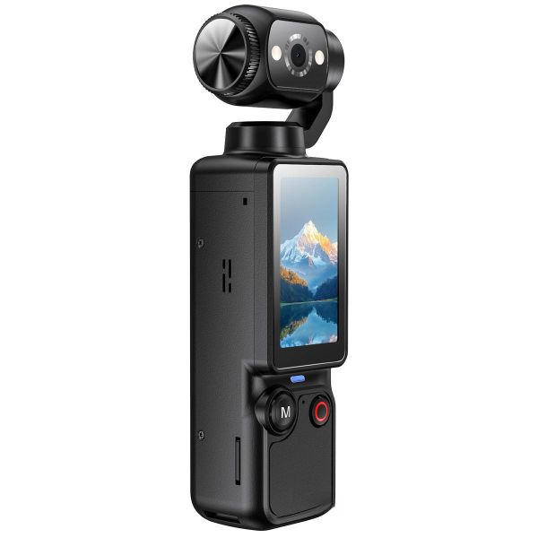 Vlogging Camera with 1'' CMOS &amp; 2.5K/120fps Videos, Pocket Camera ,