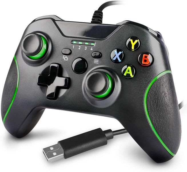 Generic Xbox One Wired Controller Dual vibration (Black)