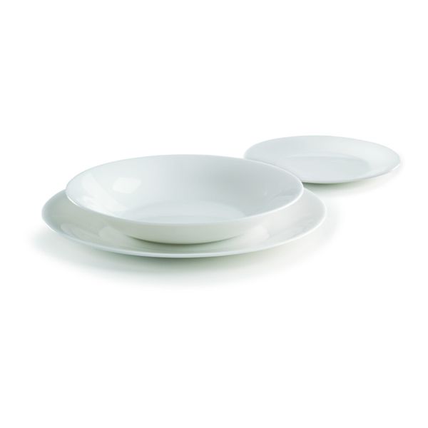 Bormioli Rocco White Moon 18pc Dinner Set
