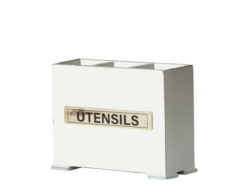 Baytiques - Utensil Holder Large Cream Words