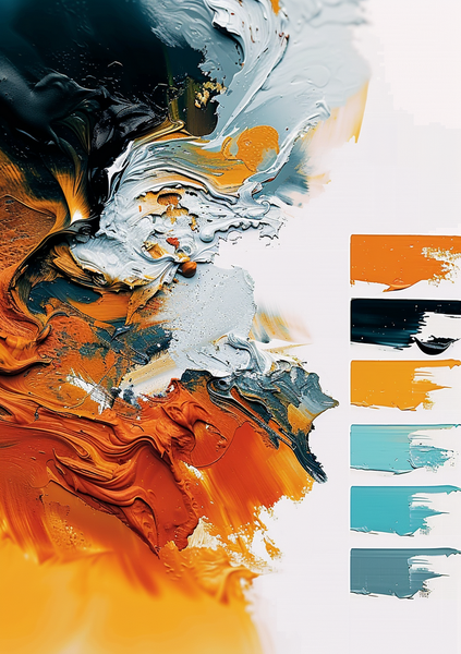 Wall Art Canvas - Abstract Choose Your Colour Palette