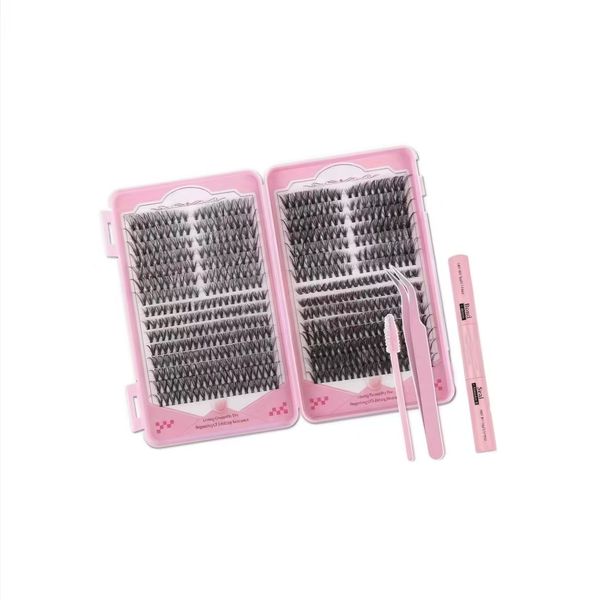 572Piece Eyelash Extension And Volumizing DIY Eyelash Cluster Kit