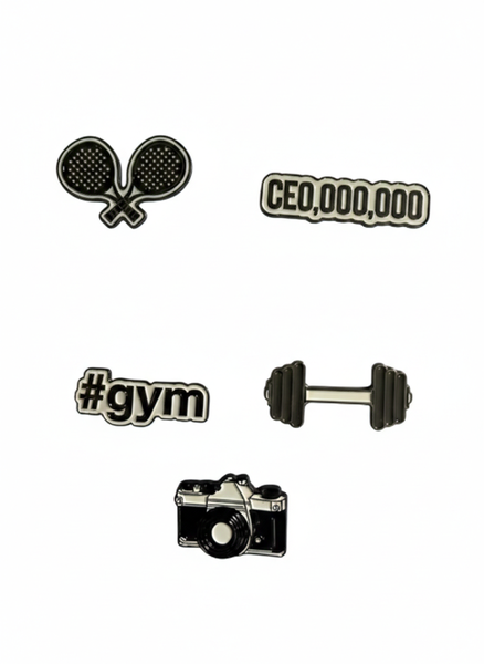 Lock't - The Active Aesthetic Metal Tags - Pack of 5