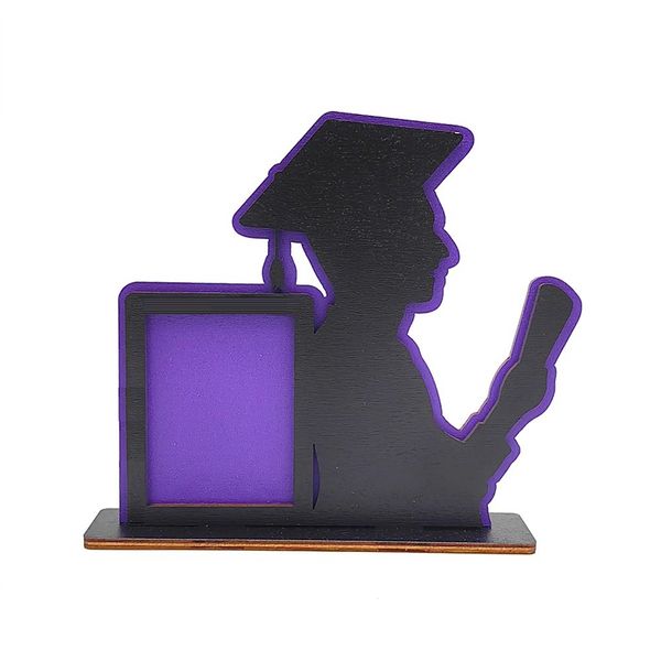 Class of 2024 Graduation Frame Wooden Graduation Picture Frame C