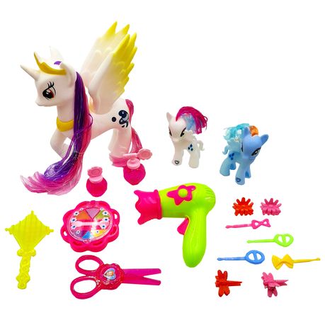 Colourful Unicorn Play Doll Set 