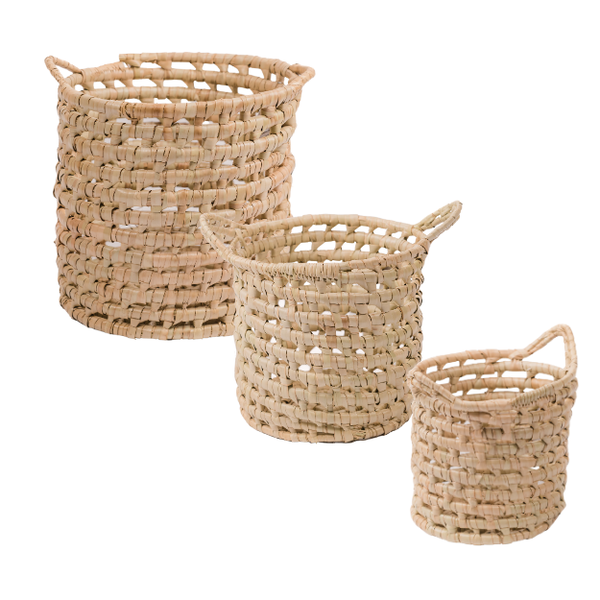 Breezy Woven Planter Basket Combo
