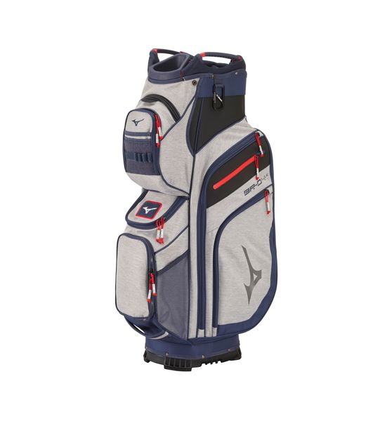 Mizuno Br-D4c Cart Bag - Heathered Grey/Navy