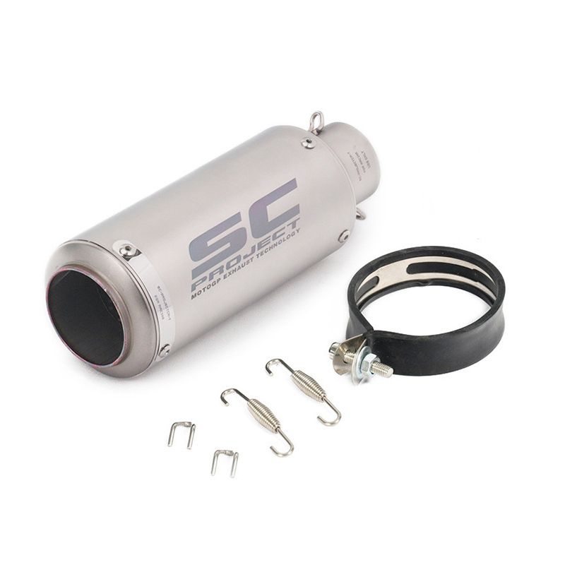 Motorcycle modified SC exhaust pipe-large displacement titanium strip ...