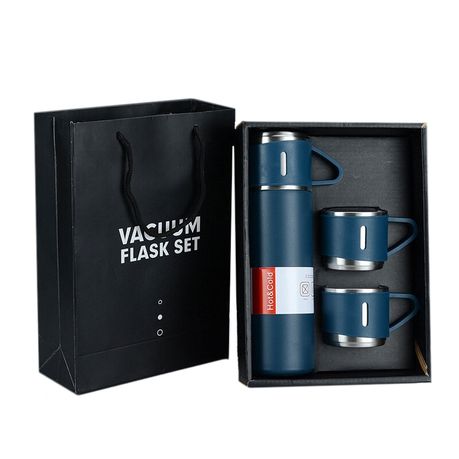 SUPER FO & WAKO'S 3本セット 500ml Stainless Steel Vacuum Flask Gift Set with 3 Mugs | Shop