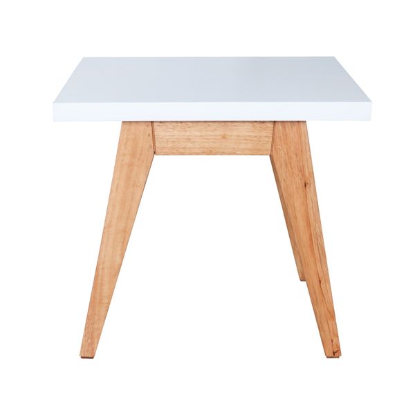Scandinavian Side Table - White