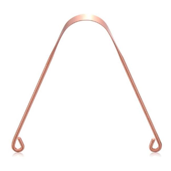 Ayurvedic Copper Tongue Scraper Cleaner. For Fresh Breath &amp; Oral Hygiene
