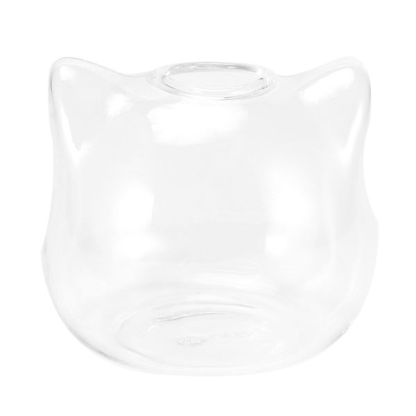 Cat Shaped Glass Vase Hydroponic Plant Flower Vase Decor Art Gift