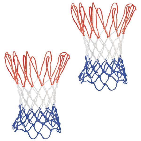 2 Pcs Basketball Nets Nylon Replacement Nets for Standard Basketball Frame