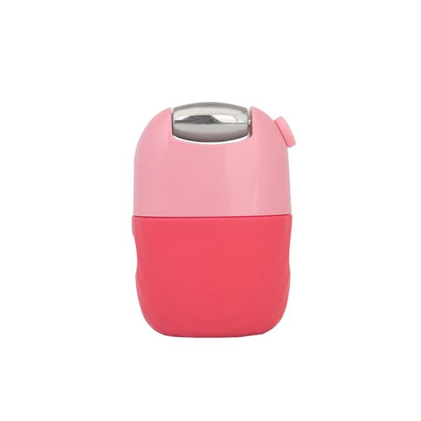 Glam Beauty - Facial Ice Roller With Double Metal Roller - Pink