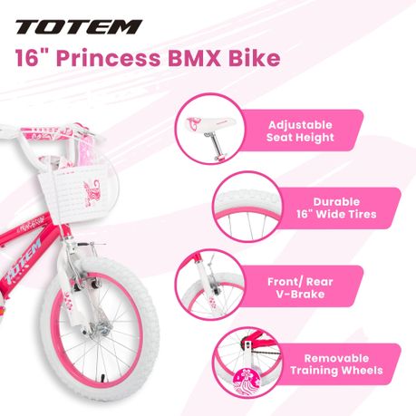 Totem Princess 16 Bike with Training Wheels Girls Bicycle Shop Today. Get it Tomorrow takealot