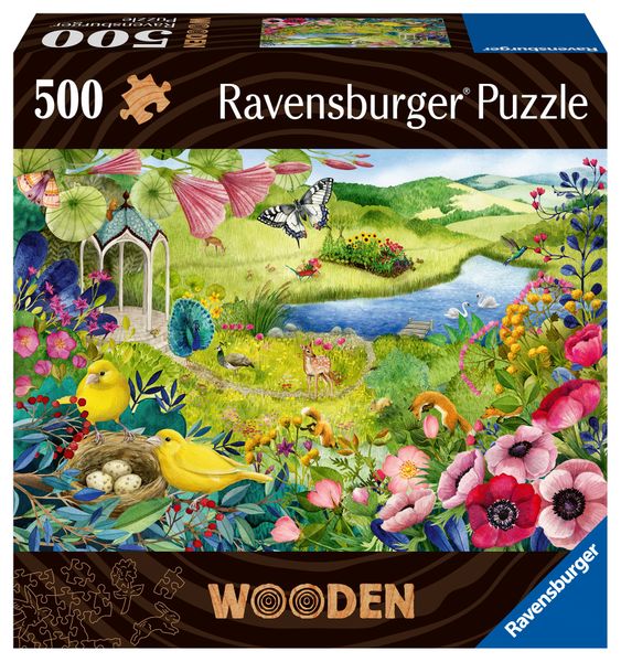 Ravensburger 500Pc Wooden Puzzle Wild Garden