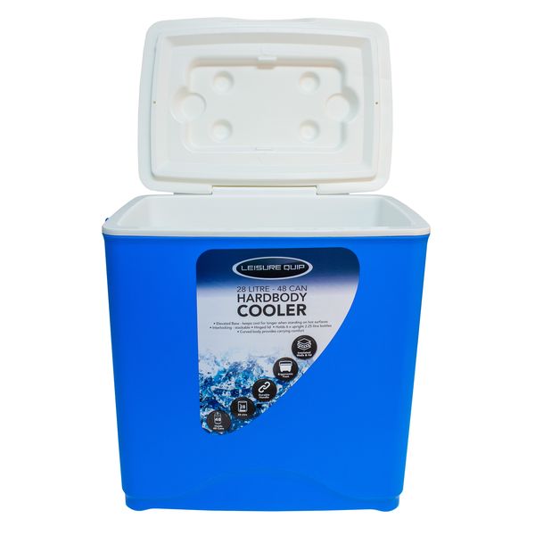 Leisure Quip Hard Body Cooler Box Blue Capacity 28L / 48Cans